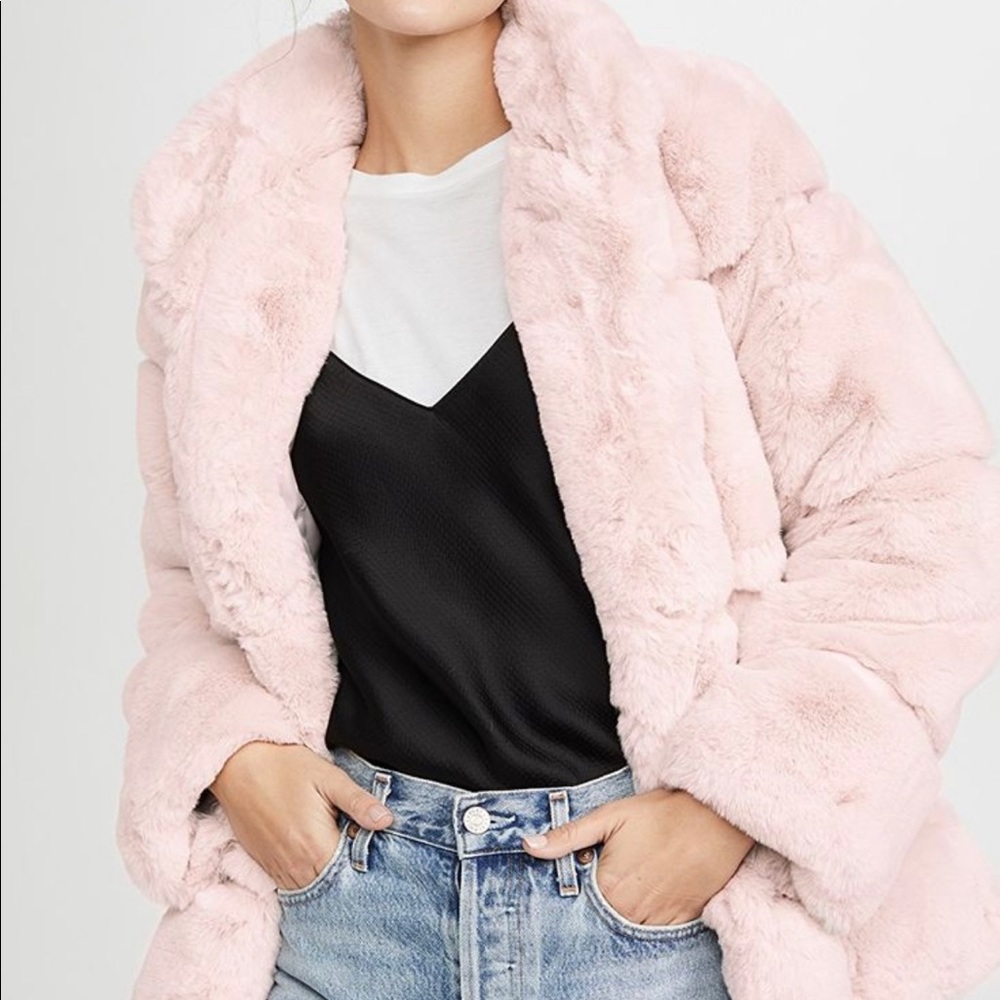 Apparis Pink Teddy Jacket - Burning Man Vibes